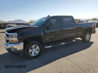 2017 Chevrolet Silverado 1500 LT with VIN 1GCPCRECXHF122760, listed as a Copart auction lot 75567124 with 70,535 mi miles and Salvage Title. Bid and sale history available at DreamBid. Image 1.