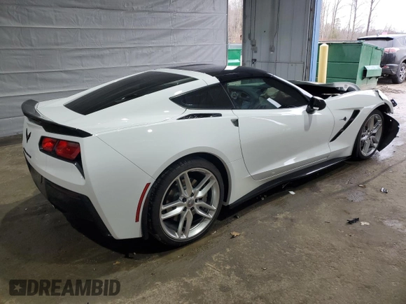2015 Chevrolet Corvette 2LT z VIN 1G1YD2D76F5111568, wystawiony jako Copart lot #51807145 z przebiegiem 31 339 mil mil oraz Szkoda całkowita • Salvage title. Historia ofert i sprzedaży dostępna na DreamBid. Obrazek 3.