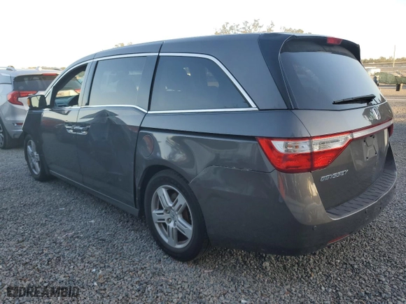 2013 Honda Odyssey Touring with VIN 5FNRL5H99DB046576, listed as a Copart auction lot 84438654 with 0 mi miles and Salvage Title. Bid and sale history available at carsss.com. Image 2.
