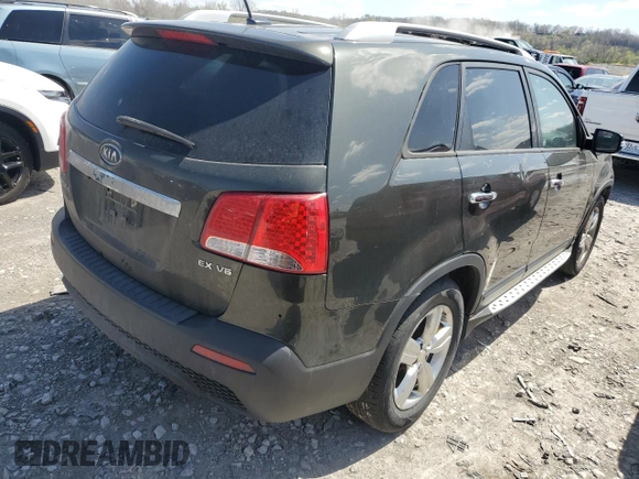 2013 Kia Sorento EX with VIN 5XYKU3A21DG317929, listed as a Copart auction lot 52303015 with Not Provided miles and Clean Title. Bid and sale history available at carsss.com. Image 3.