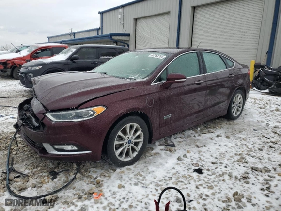 2018 Ford Fusion Energi Titanium with VIN 3FA6P0SU9JR217642, listed as a Copart auction lot 86754334 with 126,071 mi miles and Clean Title. Bid and sale history available at carsss.com. Image 1.