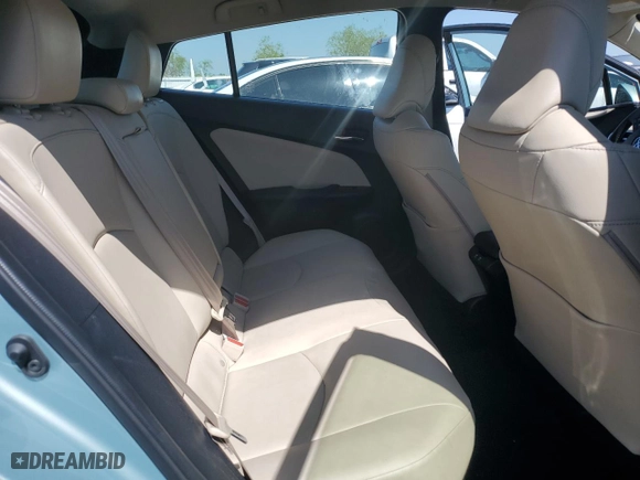 2021 Toyota Prius L Eco with VIN JTDKAMFU8M3143970, listed as a Copart auction lot 50062435 with 49,153 mi miles and Salvage Title. Bid and sale history available at carsss.com. Image 10.