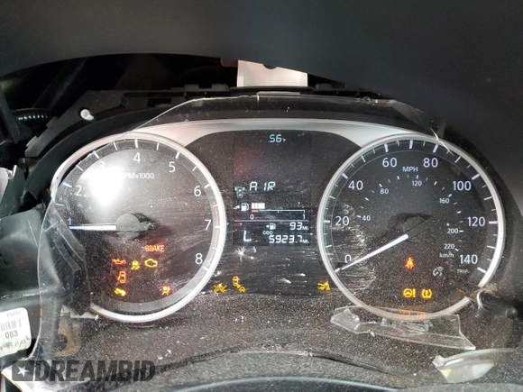 2021 Nissan Kicks S with VIN 3N1CP5BV9ML522426, listed as a Copart auction lot 47538555 with 5,923 mi miles and Salvage Title. Bid and sale history available at carsss.com. Image 9.