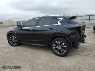 2018 Infiniti QX30 Luxury with VIN SJKCH5CR0JA043730, listed as a Copart auction lot 41574545 with 68,702 mi miles and Salvage Title. Bid and sale history available at carsss.com. Image 2.