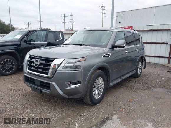 2023 Nissan Armada SV with VIN JN8AY2AC1P9182559, listed as a IAAI auction lot 41310479 with 53,985 mi miles. Bid and sale history available at carsss.com. Image 18.