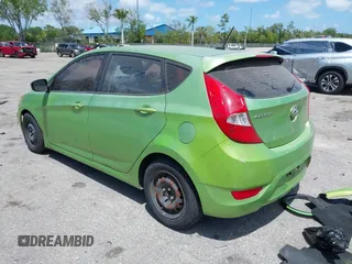 2012 Hyundai Accent SE with VIN KMHCU5AE4CU050210, listed as a IAAI auction lot 42134803 with 137,797 mi miles. Bid and sale history available at carsss.com. Image 3.