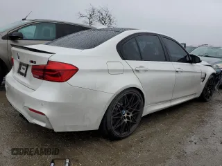 2018 BMW M3 with VIN WBS8M9C56J5J78625, listed as a Copart auction lot 44383863 with 0 mi miles. Bid and sale history available at carsss.com. Image 3.