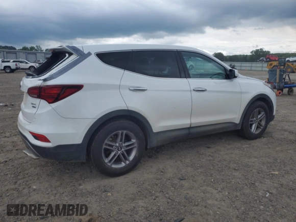 2017 Hyundai Santa Fe 2.4L z VIN 5XYZTDLB8HG429461, wystawiony jako Copart lot #53668375 z przebiegiem 97 447 mil mil oraz Czysty tytuł • Clean title. Historia ofert i sprzedaży dostępna na DreamBid. Obrazek 3.
