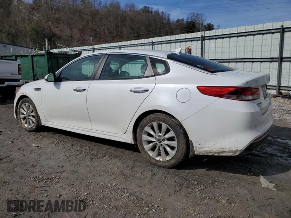 2018 Kia Optima LX with VIN 5XXGT4L30JG269084, listed as a Copart auction lot 46328535 with 138,523 mi miles and Salvage Title. Bid and sale history available at carsss.com. Image 2.