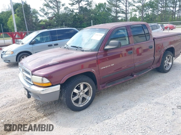 2001 Dodge Dakota Sport with VIN 1B7HL2AN91S278613, listed as a IAAI auction lot 42047239 with 178,321 mi miles and . Bid and sale history available at carsss.com. Image 2.