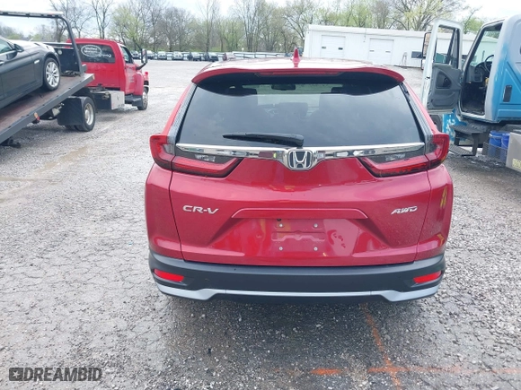 2021 Honda CR-V EX-L with VIN 7FARW2H81ME017221, listed as a IAAI auction lot 41919623 with 26,554 mi miles. Bid and sale history available at carsss.com. Image 16.