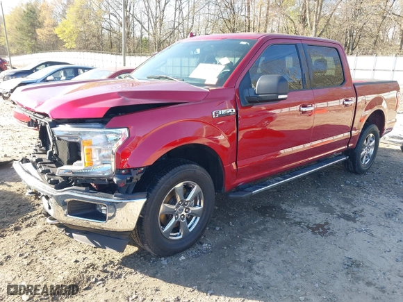 2018 Ford F-150 XL with VIN 1FTEW1EP0JKF76516, listed as a IAAI auction lot 41895251 with 61,348 mi miles. Bid and sale history available at carsss.com. Image 18.