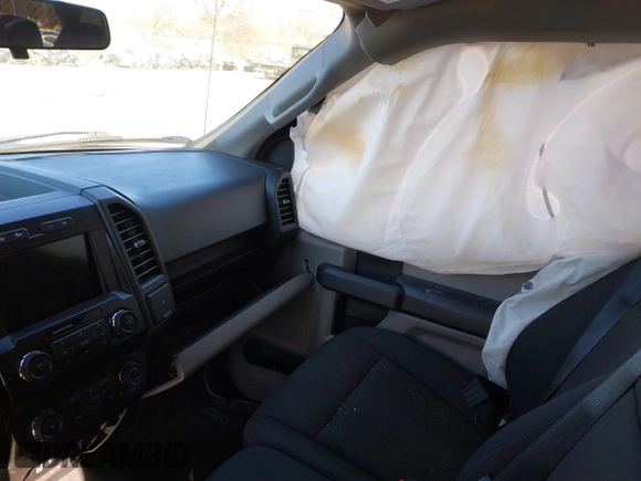 2019 Ford F-150 XL with VIN 1FTEW1EP5KKE97862, listed as a IAAI auction lot 41831711 with 36,037 mi miles. Bid and sale history available at carsss.com. Image 5.