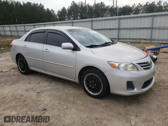 2013 Toyota Corolla L with VIN 2T1BU4EE0DC988708, listed as a Copart auction lot 52092375 with 165,895 mi miles and Salvage Title. Bid and sale history available at carsss.com. Image 4.