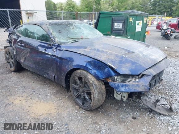2018 Ford Mustang EcoBoost with VIN 1FA6P8TH5J5142036, listed as a IAAI auction lot 42322123 with 96,232 mi miles and . Bid and sale history available at DreamBid. Image 1.