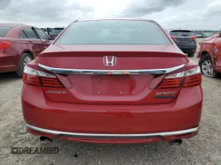 2016 Honda Accord Sport with VIN 1HGCR2F58GA187950, listed as a Copart auction lot 55161315 with 115,860 mi miles and Salvage title. Bid and sale history available at DreamBid. Image 6.