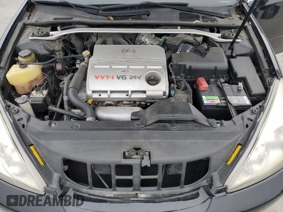 2002 Lexus ES 300 with VIN JTHBF30G520049637, listed as a Copart auction lot 58235085 with 123,290 mi miles and Salvage title. Bid and sale history available at DreamBid. Image 11.