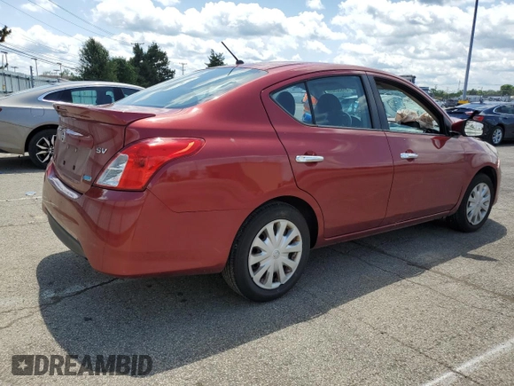 2016 Nissan Versa S with VIN 3N1CN7AP6GL840898, listed as a Copart auction lot 61852505 with Not provided miles and Salvage title. Bid and sale history available at DreamBid. Image 3.
