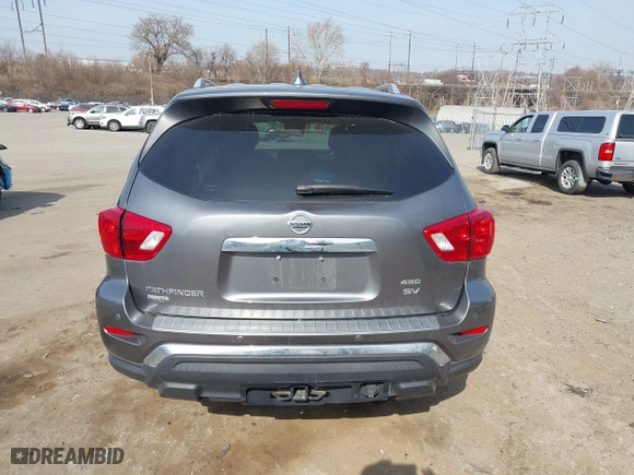 2019 Nissan Pathfinder S with VIN 5N1DR2MM6KC591691, listed as a IAAI auction lot 41803630 with 66,794 mi miles. Bid and sale history available at carsss.com. Image 16.