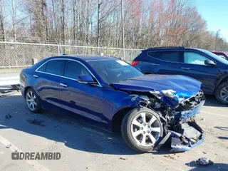 2015 Cadillac ATS Sedan Luxury RWD with VIN 1G6AB5RX3F0126019, listed as a IAAI auction lot 41669062 with 118,693 mi miles. Bid and sale history available at carsss.com. Image 1.
