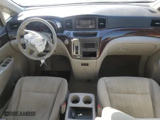 2015 Nissan Quest SV with VIN JN8AE2KP1F9120667, listed as a Copart auction lot 48436865 with 131,819 mi miles and Salvage Title. Bid and sale history available at carsss.com. Image 8.