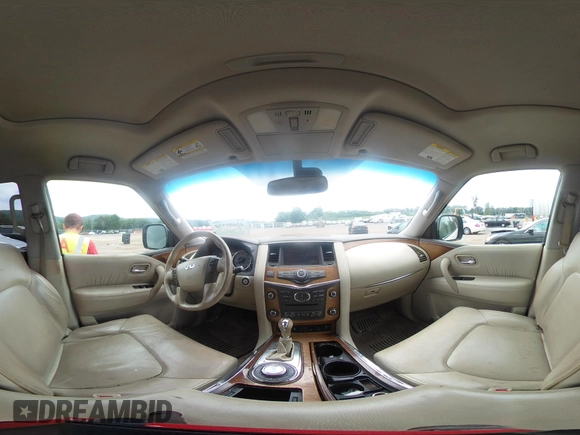 2014 Infiniti QX80 with VIN JN8AZ2NC1E9350687, listed as a IAAI auction lot 42601530 with 150,267 mi miles and . Bid and sale history available at DreamBid. Image 18.