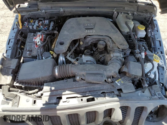 2018 Jeep Wrangler Unlimited Sport with VIN 1C4HJXDG6JW297676, listed as a Copart auction lot 63858435 with 93,380 mi miles and Clean title. Bid and sale history available at DreamBid. Image 11.