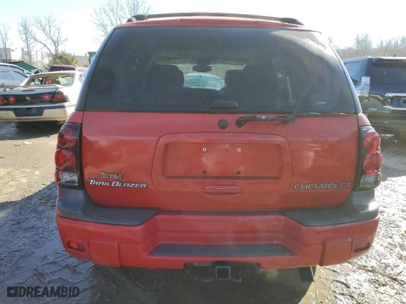 2002 Chevrolet TrailBlazer LS with VIN 1GNDT13S722281272, listed as a Copart auction lot 42205455 with 0 mi miles and Salvage Title. Bid and sale history available at carsss.com. Image 6.