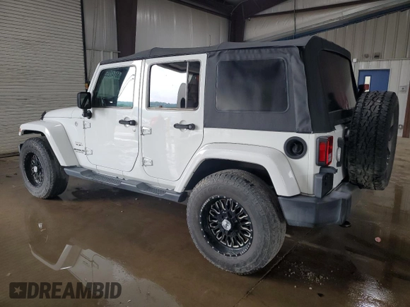 2017 Jeep Wrangler Unlimited Sahara z VIN 1C4BJWEG4HL701813, wystawiony jako Copart lot #60147255 z przebiegiem 49 924 mil mil oraz Szkoda całkowita • Salvage title. Historia ofert i sprzedaży dostępna na DreamBid. Obrazek 2.