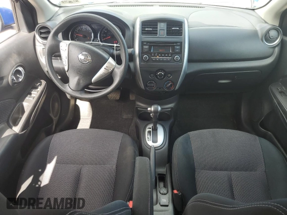 2015 Nissan Versa SV with VIN 3N1CN7AP7FL824210, listed as a Copart auction lot 58323395 with 69,724 mi miles and Salvage title. Bid and sale history available at DreamBid. Image 8.