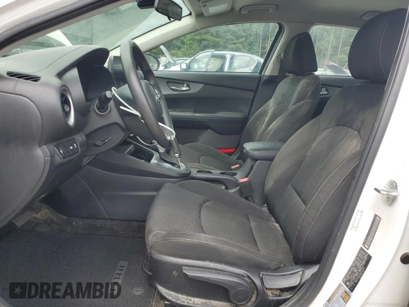 2021 Kia Forte LXS with VIN 3KPF24AD3ME323226, listed as a Copart auction lot 56724915 with 80,705 mi miles and Salvage title. Bid and sale history available at DreamBid. Image 7.