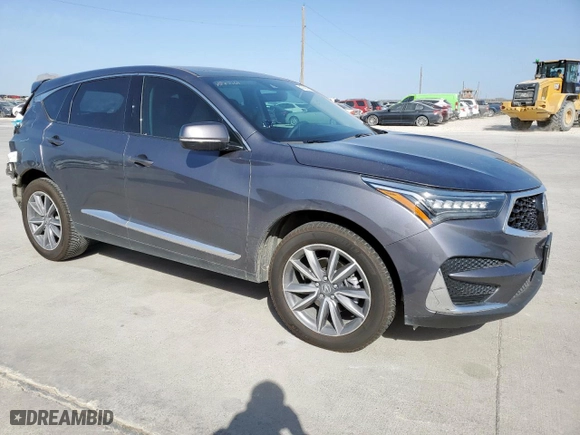 2020 Acura RDX w/Technology Pkg with VIN 5J8TC1H56LL003922, listed as a Copart auction lot 47401075 with 57,134 mi miles and Salvage Title. Bid and sale history available at carsss.com. Image 4.