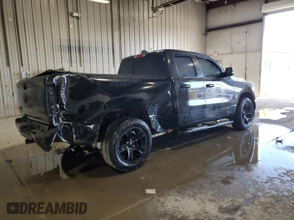 2023 Ram 1500 Big Horn with VIN 1C6RRFBG9PN596708, listed as a Copart auction lot 46870915 with 37,588 mi miles and Salvage Title. Bid and sale history available at carsss.com. Image 3.