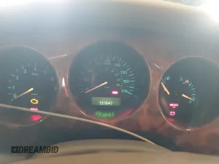 2000 Jaguar XJ with VIN SAJDA25B8YMF04079, listed as a Copart auction lot 50592595 with 131,647 mi miles and Salvage title. Bid and sale history available at DreamBid. Image 9.