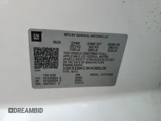 2019 GMC Yukon SLT with VIN 1GKS1BKC3KR388126, listed as a Copart auction lot 41363595 with 0 mi miles and Clean Title. Bid and sale history available at carsss.com. Image 13.