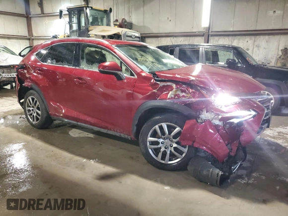 2016 Lexus NX 200t with VIN JTJBARBZ6G2084780, listed as a Copart auction lot 48011985 with 90,769 mi miles and Salvage Title. Bid and sale history available at DreamBid. Image 4.