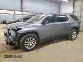 2018 Chevrolet Traverse LS with VIN 1GNEVFKW6JJ175707, listed as a Copart auction lot 74000784 with 142,029 mi miles and Salvage Title. Bid and sale history available at carsss.com. Image 1.