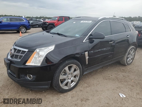 2012 Cadillac SRX Performance Collection with VIN 3GYFNBE30CS656314, listed as a Copart auction lot 50757885 with 73,850 mi miles and Salvage Title. Bid and sale history available at carsss.com. Image 1.