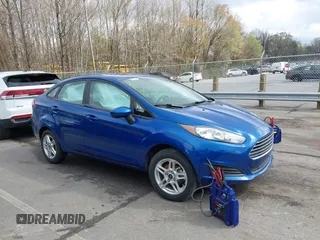 2019 Ford Fiesta SE with VIN 3FADP4BJXKM128486, listed as a IAAI auction lot 41876011 with 77,978 mi miles. Bid and sale history available at carsss.com. Image 1.