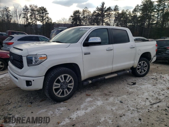2019 Toyota Tundra SR5 z VIN 5TFAY5F19KX853792, wystawiony jako Copart lot #88676095 z przebiegiem 56 109 mil mil oraz Szkoda całkowita • Salvage title. Historia ofert i sprzedaży dostępna na DreamBid. Obrazek 1.