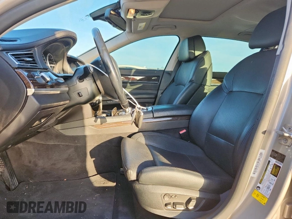 2012 BMW 7 Series 740Li with VIN WBAKB4C59CC576610, listed as a Copart auction lot 62762465 with 128,073 mi miles and Clean title. Bid and sale history available at DreamBid. Image 7.