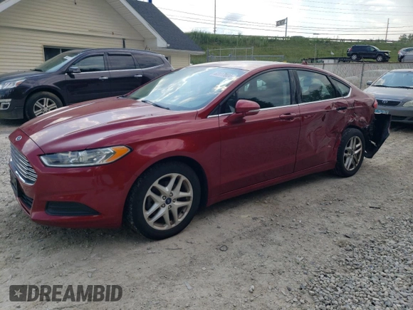 2016 Ford Fusion SE with VIN 1FA6P0H77G5133106, listed as a Copart auction lot 57557125 with 76,966 mi miles and Salvage title. Bid and sale history available at DreamBid. Image 1.