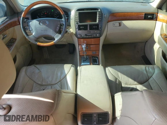 2004 Lexus LS 430 z VIN JTHBN36F540155039, wystawiony jako Copart lot #51016815 z przebiegiem 250 404 mil mil oraz Czysty tytuł • Clean title. Historia ofert i sprzedaży dostępna na DreamBid. Obrazek 8.
