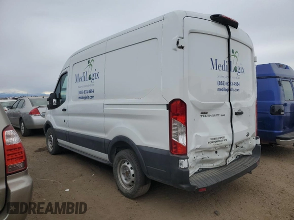 2019 Ford Transit with VIN 1FTYE1CM6KKB06789, listed as a Copart auction lot 44829875 with 98,252 mi miles and Salvage Title. Bid and sale history available at DreamBid. Image 2.