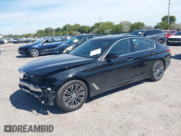 2017 BMW 5 Series 540i with VIN WBAJE5C3XHG915544, listed as a IAAI auction lot 41741911 with 89,602 mi miles and . Bid and sale history available at carsss.com. Image 2.