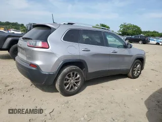 2020 Jeep Cherokee Latitude Plus with VIN 1C4PJLLB9LD625987, listed as a Copart auction lot 55484324 with 67,452 mi miles and Salvage Title. Bid and sale history available at carsss.com. Image 3.