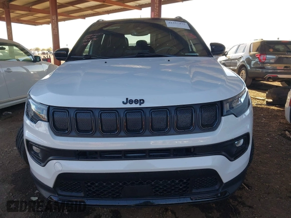 2022 Jeep Compass Latitude with VIN 3C4NJDBB7NT171458, listed as a IAAI auction lot 41357473 with 49,329 mi miles and . Bid and sale history available at DreamBid. Image 12.
