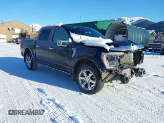 2022 Ford F-150 XL with VIN 1FTFW1E89NFA90976, listed as a IAAI auction lot 41529175 with 10,241 mi miles. Bid and sale history available at carsss.com. Image 1.