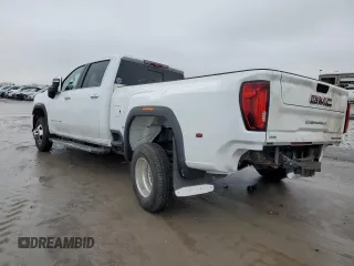 2020 GMC Sierra 3500HD Denali z VIN 1GT49WEY8LF260995, wystawiony jako Copart lot #43820675 z przebiegiem 100 106 mil mil oraz Szkoda całkowita • Salvage title. Historia ofert i sprzedaży dostępna na DreamBid. Obrazek 2.