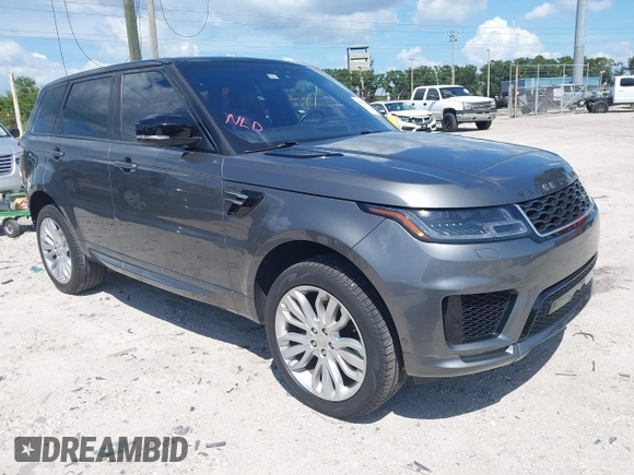 2018 Land Rover Range Rover Sport HSE with VIN SALWR2RK4JA185416, listed as a IAAI auction lot 42517484 with 93,371 mi miles and . Bid and sale history available at DreamBid. Image 1.